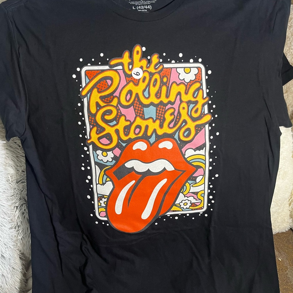 The Rolling Stones Black Graphic Tee